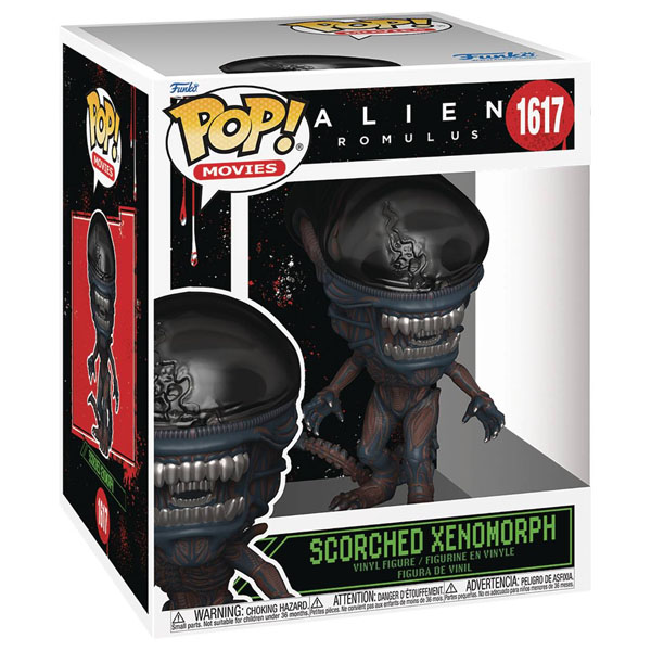 Funko POP #1617 Super Alien Romulus Scorched Xenomorph Figure